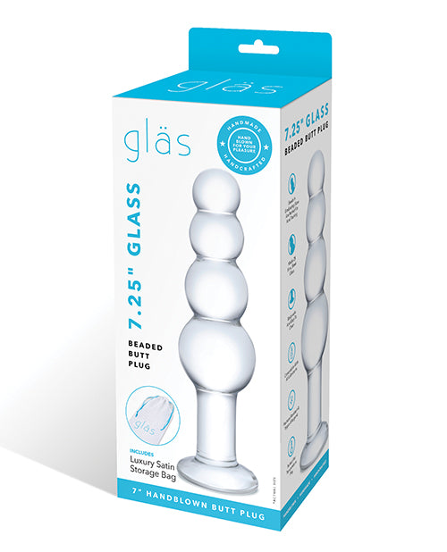 Glas Beaded Butt Plug