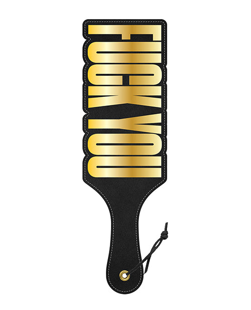 F- You Paddle - Black/Gold