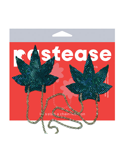 Disco Weed Leaf Pasties