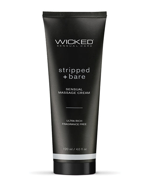 Wicked Sensual Stripped & Bare Massage Cream